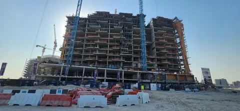 Ocean Tower, Dubai Islands construction progress — 11 September 2026, 30.25% complete, photo 2 of 10