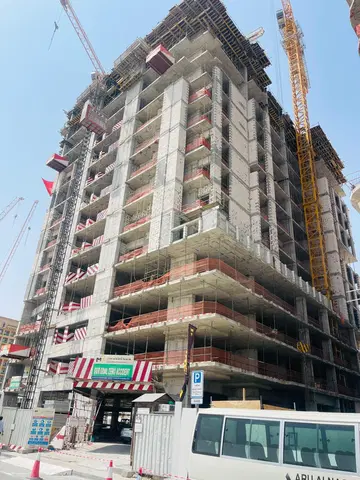 Time 3, DubaiLand Residence Complex construction progress — 27 March 2026, 32.70% complete, photo 3 of 5