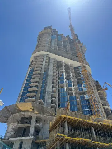 Skyscape Altius, Sobha Hartland 2 construction progress — 16 June 2026, 30.08% complete, photo 9 of 14