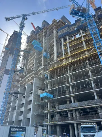 Skyscape Altius, Sobha Hartland 2 construction progress — 16 June 2026, 30.08% complete, photo 7 of 14