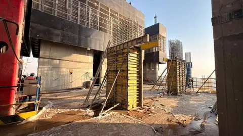 Skyscape Avenue, Sobha Hartland 2 construction progress — 21 September 2026, 38.27% complete, photo 6 of 10
