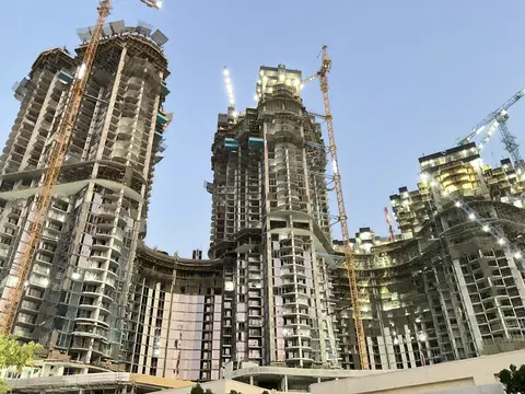 Skyscape Avenue, Sobha Hartland 2 construction progress — 21 September 2026, 38.27% complete, photo 2 of 10