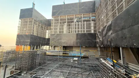 Skyscape Avenue, Sobha Hartland 2 construction progress — 21 September 2026, 38.27% complete, photo 1 of 10