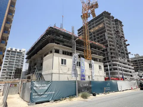 Ход строительства Weybridge Gardens 3, DubaiLand Residence Complex — 1 июня 2026, готовность 18.68%, снимок 6 из 12