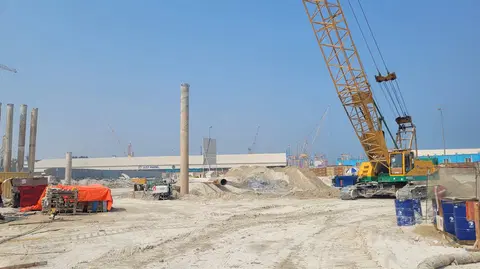 Ход строительства Marina Views, Rashid Yachts & Marina — 30 июля 2025, готовность 2.44%, снимок 2 из 4