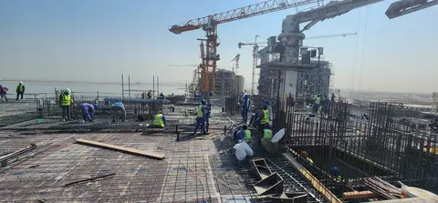 Edgewater Residences 3, Dubai Islands construction progress — 31 August 2026, 30.39% complete, photo 5 of 10