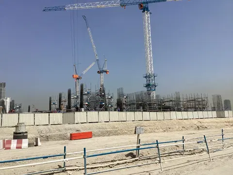 Altus, Dubai Creek Harbour construction progress — 23 May 2025, 9.90% complete, photo 2 of 5