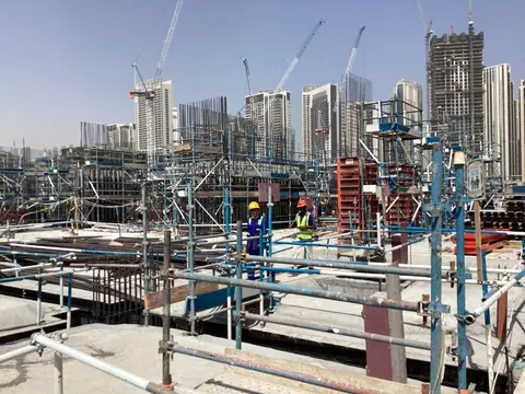 Altus, Dubai Creek Harbour construction progress — 23 May 2025, 9.90% complete, photo 1 of 5