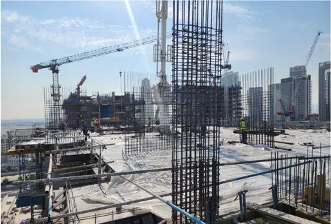 Altus, Dubai Creek Harbour construction progress — 4 December 2025, 31.10% complete, photo 1 of 6
