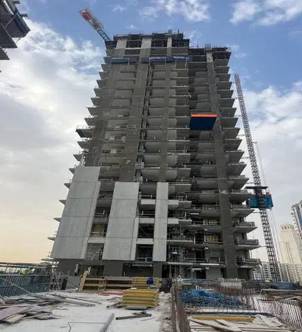 Altus, Dubai Creek Harbour construction progress — 17 March 2026, 51.65% complete, photo 3 of 7