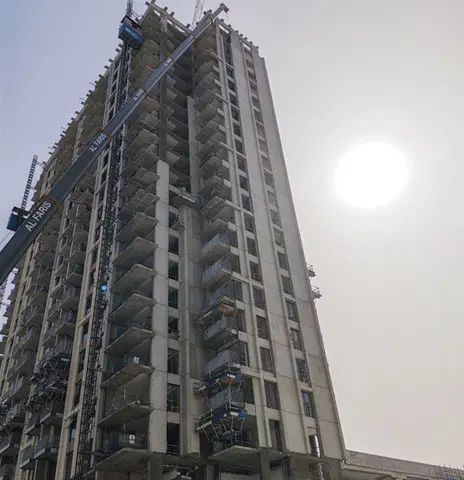 Altus, Dubai Creek Harbour construction progress — 25 June 2026, 64.20% complete, photo 6 of 8