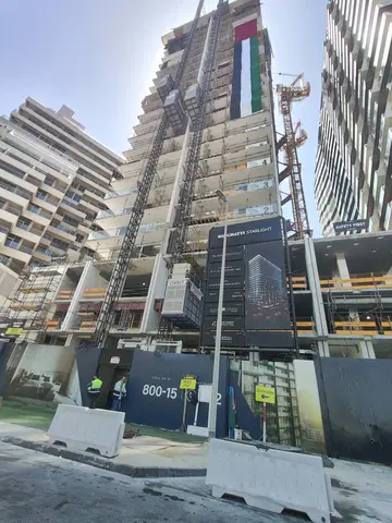 Ход строительства Binghatti Starlight, Healthcare City Phase 2 — 14 мая 2026, готовность 63,11%, снимок 16 из 19