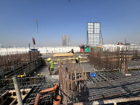 The Waterway By Prestige One, Meydan Horizon construction progress — 12 May 2026, 8.43% complete, photo 4 of 5