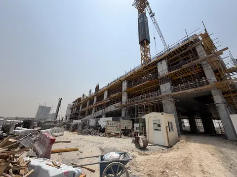 The Waterway By Prestige One, Meydan Horizon construction progress — 17 August 2026, 14.73% complete, photo 4 of 7