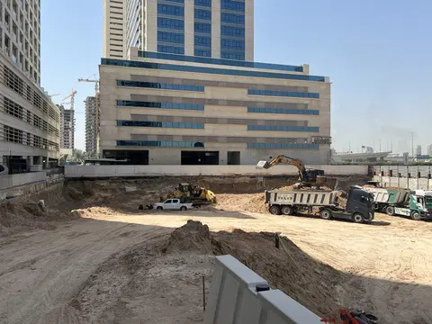 Samana Boulevard Heights, DubaiLand Residence Complex construction progress — 1 June 2026, 2.50% complete, photo 1 of 3