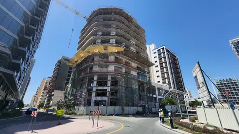 Ход строительства Mayfair Gardens, Jumeirah Garden City — 18 мая 2026, готовность 50,00%, снимок 2 из 10