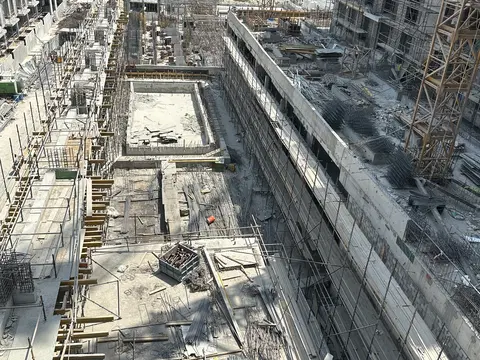 Hillcrest Town Square, Town Square construction progress — 17 September 2026, 38.36% complete, photo 8 of 8