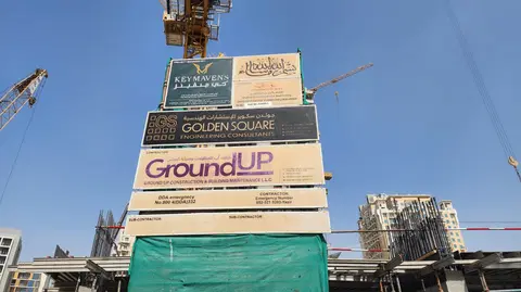 Montage, Culture Village construction progress — 16 February 2026, 16.42% complete, photo 5 of 15