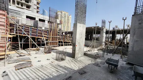 Montage, Culture Village construction progress — 16 February 2026, 16.42% complete, photo 3 of 15