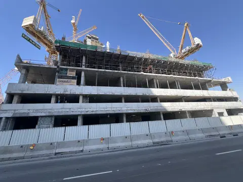 Montage, Culture Village construction progress — 3 June 2026, 24.35% complete, photo 7 of 14