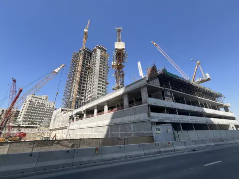Montage, Culture Village construction progress — 3 June 2026, 24.35% complete, photo 5 of 14