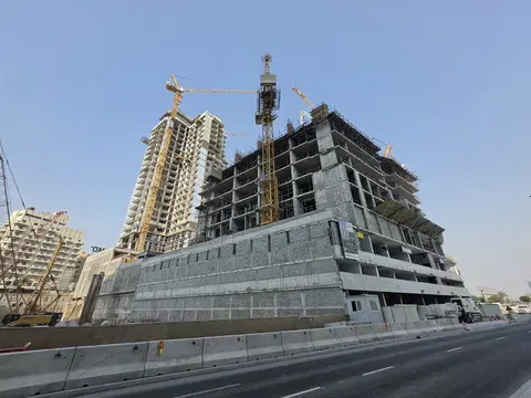 Montage, Culture Village construction progress — 6 August 2026, 30.57% complete, photo 3 of 7