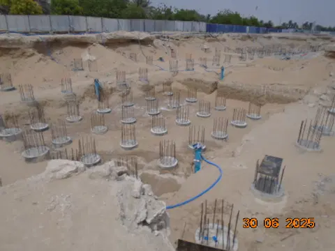Golf Point, Emaar South construction progress — 30 June 2025, 4.78% complete, photo 4 of 4