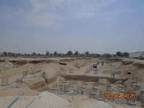 Golf Point, Emaar South construction progress — 30 June 2025, 4.78% complete, photo 2 of 4