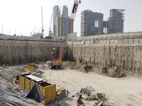 Enara By Omniyat, Business Bay construction progress — 8 August 2025, 3.66% complete, photo 4 of 10