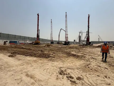 Ход строительства SAAS Hills, Dubai Science Park — 20 мая 2025, готовность 3.83%, снимок 4 из 4