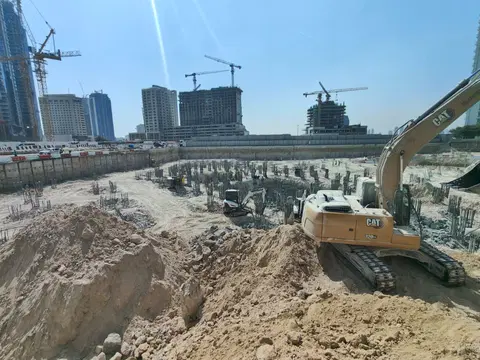 Ход строительства SAAS Hills, Dubai Science Park — 10 ноября 2025, готовность 6.44%, снимок 2 из 3