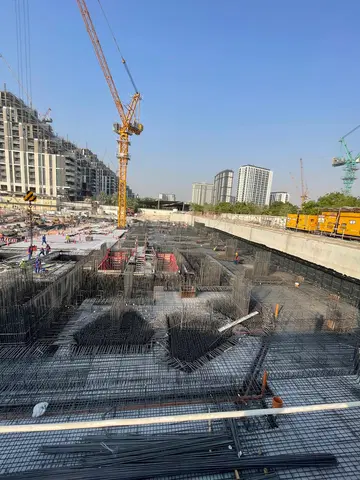 Address Residences L Dubai Hills Estate, Dubai Hills Estate construction progress — 8 September 2025, 5.76% complete, photo 4 of 6