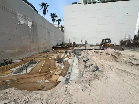 Greygate Residences, JVC District 11 construction progress — 9 July 2026, 6.47% complete, photo 5 of 6