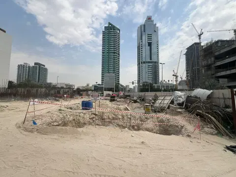 Greygate Residences, JVC District 11 construction progress — 9 July 2026, 6.47% complete, photo 2 of 6