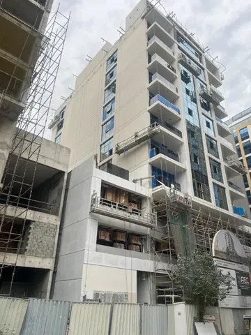Brand Centro, Jumeirah Garden City construction progress — 3 April 2026, 68.35% complete, photo 6 of 9