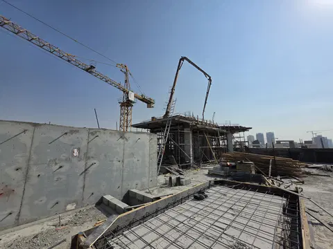 Aura Elite, Dubai Silicon Oasis construction progress — 24 September 2026, 44.30% complete, photo 3 of 8