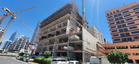 Ход строительства Stamn One, Jumeirah Garden City — 11 июня 2026, готовность 31,27%, снимок 7 из 11
