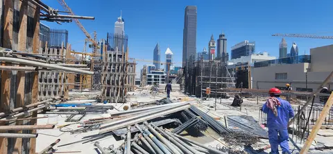 Ход строительства Stamn One, Jumeirah Garden City — 11 июня 2026, готовность 31,27%, снимок 6 из 11
