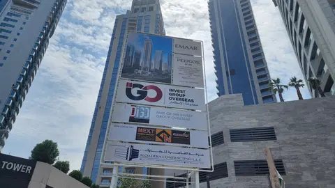 Pelagos by IGO, Dubai Marina construction progress — 30 April 2026, 84.23% complete, photo 3 of 10
