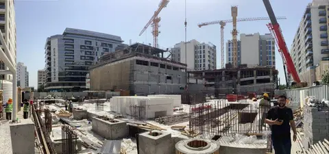 Ход строительства ENSO Jade, Jumeirah Garden City — 9 июня 2025, готовность 8.06%, снимок 2 из 6