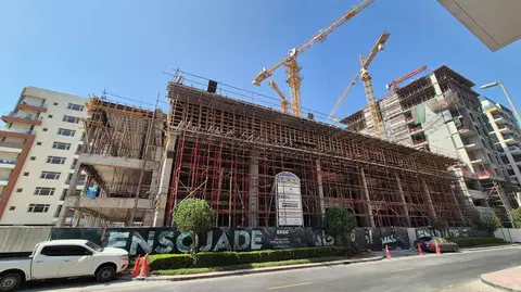 Ход строительства ENSO Jade, Jumeirah Garden City — 20 октября 2025, готовность 13.61%, снимок 3 из 5