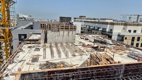 Ход строительства ENSO Jade, Jumeirah Garden City — 14 июля 2026, готовность 42,13%, снимок 3 из 7