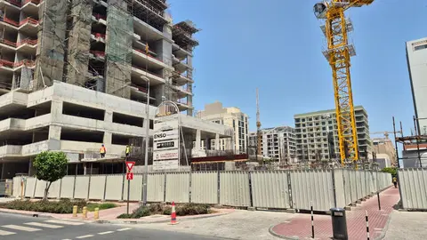 Ход строительства ENSO Amber, Jumeirah Garden City — 14 июля 2026, готовность 11,34%, снимок 2 из 6