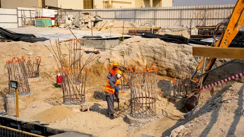 Ход строительства Zephyra Residences, Dubai Islands — 9 сентября 2025, готовность 4.57%, снимок 2 из 4