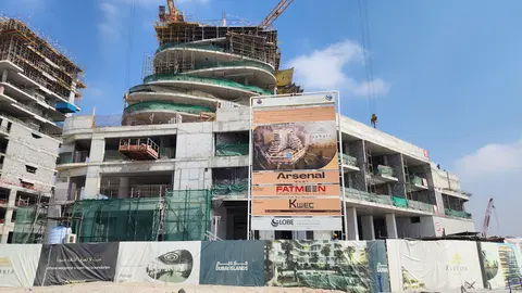 Zephyra Residences, Dubai Islands construction progress — 12 May 2026, 30.54% complete, photo 5 of 9