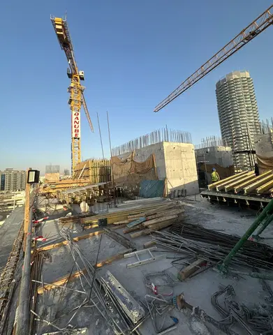 Oasiz 1 by Danube, Dubai Silicon Oasis construction progress — 15 April 2026, 20.30% complete, photo 7 of 7