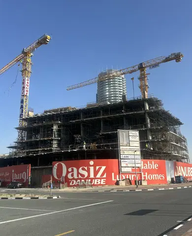 Oasiz 1 by Danube, Dubai Silicon Oasis construction progress — 15 April 2026, 20.30% complete, photo 4 of 7