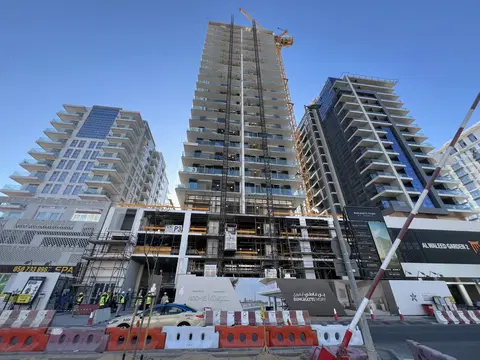 Binghatti Ivory, Healthcare City Phase 2 construction progress — 22 January 2026, 70.19% complete, photo 5 of 7