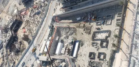 Ocean Views, Rashid Yachts & Marina construction progress — 21 April 2026, 6.18% complete, photo 1 of 3