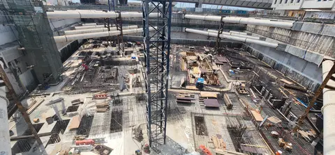 Ход строительства Sea Mirror Residences, Jumeirah 1 — 27 июля 2026, готовность 6.86%, снимок 2 из 5